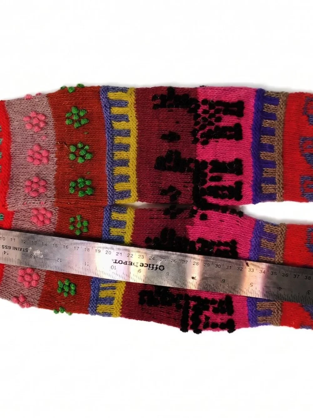 Andean Alpaca Wool Leg Warmers, Hand-knitted, Cusco, Peru